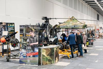 21.01.2025,Berlin,Internationale Gr?ne Woche Berlin (IGW),Bundesamt f?r das Personalmanagement der Bundeswehr ist vor Or-stock-foto