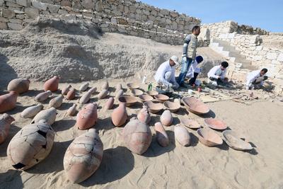 New archaeological discovery in Luxor, Egypt-stock-photo