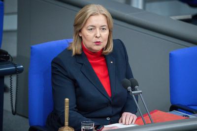 Deutscher Bundestag, 206. Plenarsitzung-stock-foto