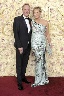 Jim Osborne und Sharon Stone-stock-foto