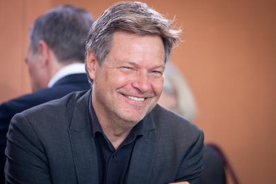 News Bilder des Tages 97. Bundeskabinettsitzung Aktuell, 17.04.2024, Berlin, Bundeswirtschafts- und Klimaminister Robert-stock-photo