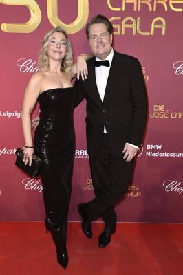 Sissy Metzschke, Lars-Christian Karde-stock-foto