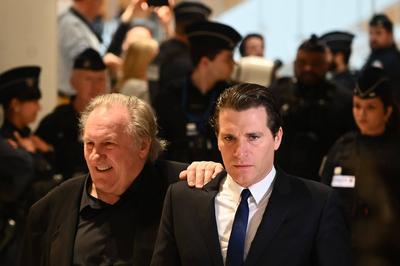 Appearance of French actor Gerard Depardieu at the Paris TGI, March 25, 2025-stock-photo