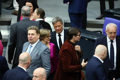 Konstituierende Sitzung im Bundestag - 21. Legislaturperiode-stock-foto