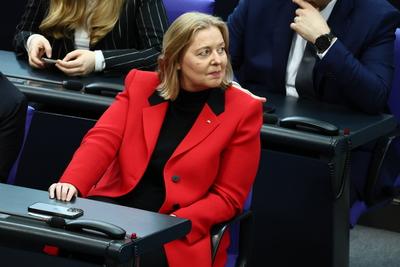 Konstituierende Sitzung im Bundestag - 21. Legislaturperiode-stock-foto