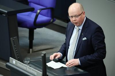Konstituierende Sitzung im Bundestag - 21. Legislaturperiode-stock-foto