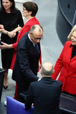 Konstituierende Sitzung im Bundestag - 21. Legislaturperiode-stock-foto