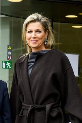 Queen M?xima at SchuldenlabNL meeting on social debt collection, Amsterdam, The Netherlands-stock-foto