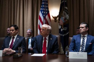 USA: Reunion du cabinet a la Maison Blanche-stock-foto