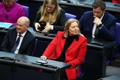 Konstituierende Sitzung im Bundestag - 21. Legislaturperiode-stock-foto