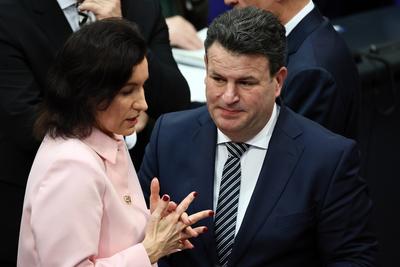Konstituierende Sitzung im Bundestag - 21. Legislaturperiode-stock-foto