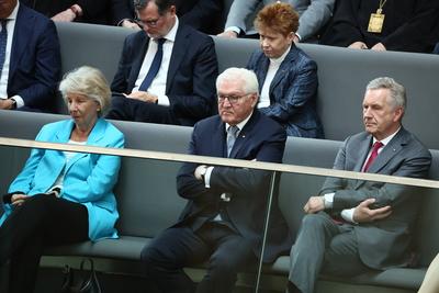 Konstituierende Sitzung im Bundestag - 21. Legislaturperiode-stock-foto