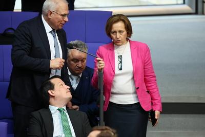 Konstituierende Sitzung im Bundestag - 21. Legislaturperiode-stock-foto