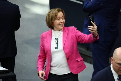 Konstituierende Sitzung im Bundestag - 21. Legislaturperiode-stock-foto