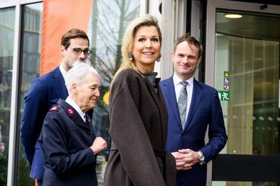 Queen M?xima at SchuldenlabNL meeting on social debt collection, Amsterdam, The Netherlands-stock-foto