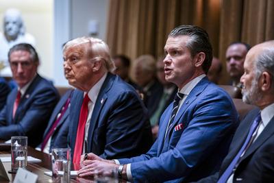 USA: Reunion du cabinet a la Maison Blanche-stock-photo