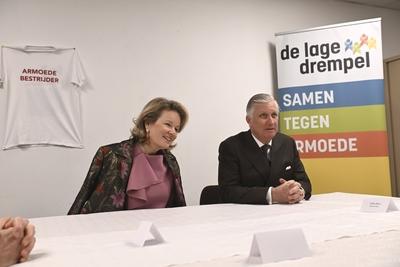 Royal Visit to Mechelen as European Volunteer Capital-stock-foto