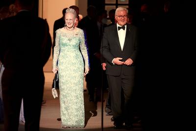 Empfang zu Ehren des Bundespr?sidenten, gegeben von K?nigin Margrethe II. von D?nemark 11.11.2021 Empfang zu Ehren des-stock-photo