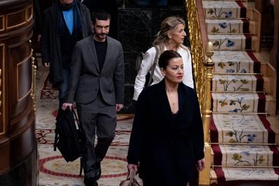 Spanish Politics 2025: Government control session at Congress of Deputies-stock-foto