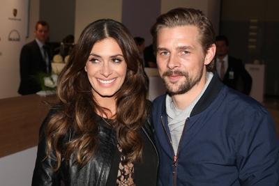 127/ Doris Golpashin, Klaas Heufer-Umlauf bei der Drive , VW Group Foundation, Opening, Berlin, am 28.4.2015, POP -EYE u-stock-foto
