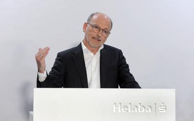 Bilanzpressekonferenz der Helaba-stock-foto
