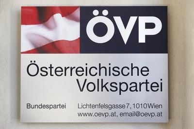 ?VP Bundesparteizentrale in Wien ?sterreich ?VP Bundesparteizentrale in Wien ?sterreich PUBLICAT-stock-foto