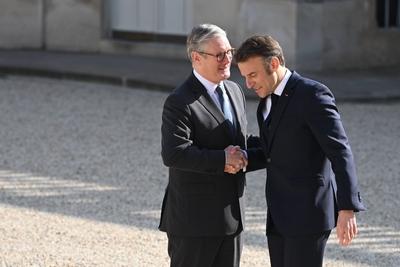 Meeting on Peace and Security for Ukraine in Paris on March 26, 2025-stock-photo