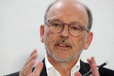 Bilanzpressekonferenz der Helaba-stock-foto