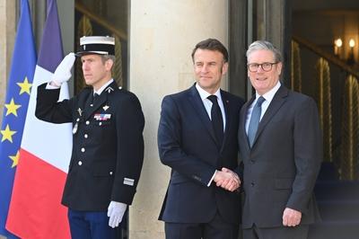 Meeting on Peace and Security for Ukraine in Paris on March 26, 2025-stock-photo