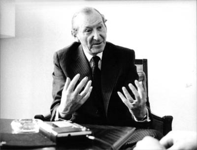 Kurt Waldheim 1988 Der Bundespr?sident von ?sterreich Kurt Waldheim, eine Aufnahme aus dem Jahre 1988., Copyright: Unite-stock-foto