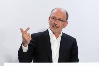 Bilanzpressekonferenz der Helaba-stock-foto
