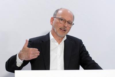 Bilanzpressekonferenz der Helaba-stock-foto