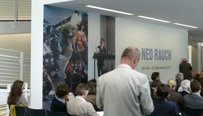 Die Stiftung Frieder Burda er?ffnet die grosse Sommerausstellung im Foyer des MUSEUM FRIEDER BURDA. Vom 28. Mai bis 18.-stock-foto