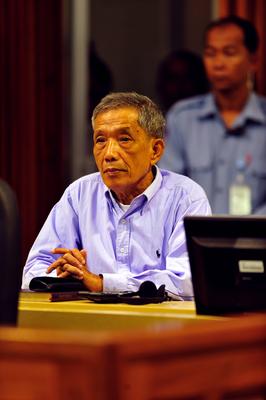 Cambodia: Kang Kek Iew, aka Comrade Duch, former Khmer Rouge Commandant at Tuol Sleng S21 Prison and Santebal chief, 26-stock-foto