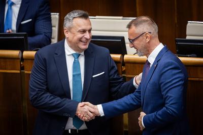 NATIONAL COUNCIL OF SLOVAKIA MEETING-stock-foto