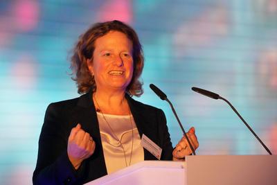 Abend der Luftfahrt in Berlin GER, Berlin, 20250326, Abend der ADV, Ralph , Aletta von Massenbach, CEO, Flughafen Berlin-stock-foto