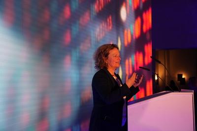 Abend der Luftfahrt in Berlin GER, Berlin, 20250326, Abend der ADV, Ralph , Aletta von Massenbach, CEO, Flughafen Berlin-stock-foto