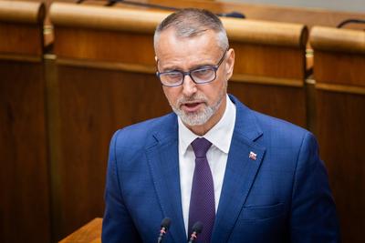 NATIONAL COUNCIL OF SLOVAKIA MEETING-stock-foto