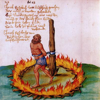 Jakob (genannt J?cklein) Rohrbach (gestorben 20. oder 21. Mai 1525) war ein Anf?hrer der Bauern im Bauernkrieg 1525. J?c-stock-foto