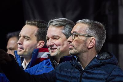 Wahlkampfauftakt FP? Wien-stock-foto