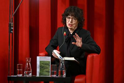 2022 - Lesung der Monika Helferim Pfarrsaal in BAd Ischl, im Rahmen der Kulturinstitution "Literaturschiff, am 28.03.25-stock-photo