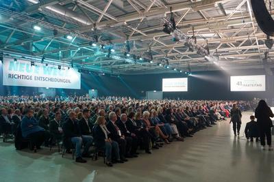 29.03.2025 - Wiener Neustadt, Nieder?sterreich, ?sterreich: Arena Nova Wiener Neustadt; 41. ordentlicher Bundesparteitag-stock-foto