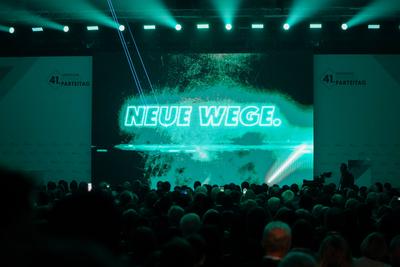 29.03.2025 - Wiener Neustadt, Nieder?sterreich, ?sterreich: Arena Nova Wiener Neustadt; 41. ordentlicher Bundesparteitag-stock-foto