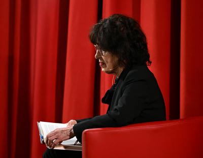 2022 - Lesung der Monika Helferim Pfarrsaal in BAd Ischl, im Rahmen der Kulturinstitution "Literaturschiff, am 28.03.25-stock-photo