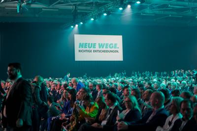 29.03.2025 - Wiener Neustadt, Nieder?sterreich, ?sterreich: Arena Nova Wiener Neustadt; 41. ordentlicher Bundesparteitag-stock-foto