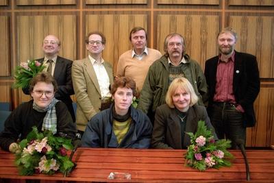 Abgeordnete von B?ndnis 90 Die Gr?nen im Bundestag vorne v l n r Christina Schenk Ingrid K?ppe-stock-foto