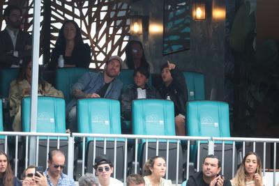 Lionel Messi & Family at 2025 Miami Open-stock-photo