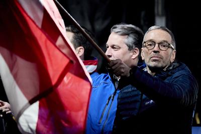 Wahlkampfauftakt FP? Wien-stock-foto