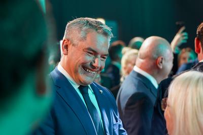 29.03.2025 - Wiener Neustadt, Nieder?sterreich, ?sterreich: Arena Nova Wiener Neustadt; 41. ordentlicher Bundesparteitag-stock-foto