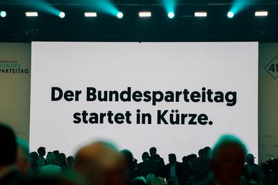 29.03.2025 - Wiener Neustadt, Nieder?sterreich, ?sterreich: Arena Nova Wiener Neustadt; 41. ordentlicher Bundesparteitag-stock-foto